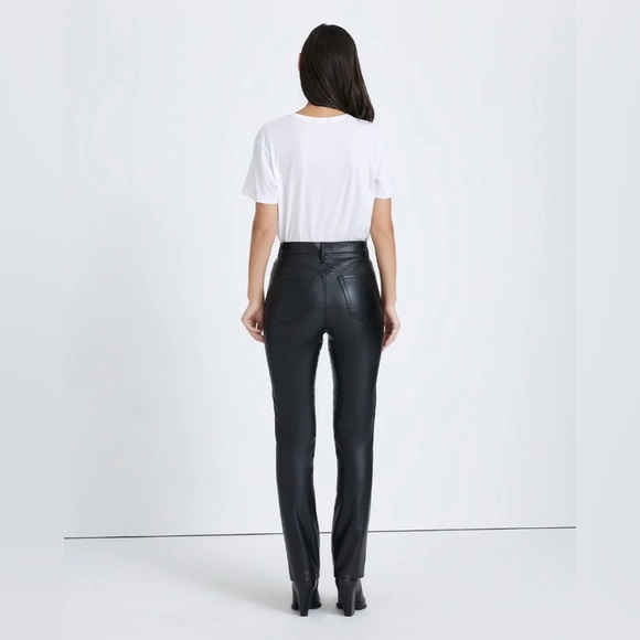 7 For All Mankind Faux Leather Slim Pant - Picture 11 of 14